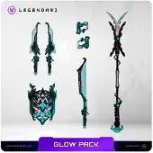 Metatravelers Legendari Glow Weapons Monteringssats