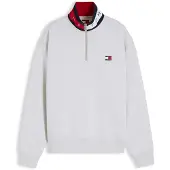 Tommy Hilfiger Tommy Jeans Tommy Badge Relaxed Quarter Zip Sweatshirt