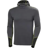 Helly Hansen Lifa Merino Midweight Hoodie, Herr, Grå