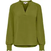 ONLY Blus 'ONLMETTE' oliv