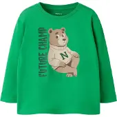 Name it T-shirt 'NMMNIKOLAI' cappuccino / ljusbrun / gräsgrön / mörkgrön