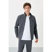 Tommy Life Herr Zip-krage Sweatshirt och Byxor Set