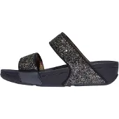 FitFlop Dam Lulu Glitter Standard Wedge Sandaler (Marin)