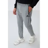 Tommy Life Herr Joggingbyxor med dragkedjeficka