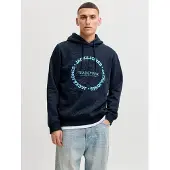 Jack & Jones Sweatshirt 'JJBENSON' ljusblå / mörkblå