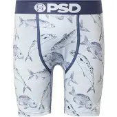 PSD Boxershorts 'Hooey Gulf' ljusblå / mörkblå / vit