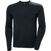 Helly Hansen Lifa Merino Knitevo Crew, Herr, Svart