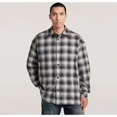 G-Star Oversized check shirt - Black - Men