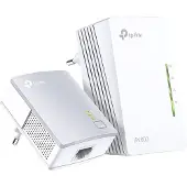 TP-LINK AV600, 600 Mbit/s, IEEE 1901, IEEE 802.11b, IEEE 802.11g, IEEE 802.11n, IEEE 802.3, IEEE 802.3ab, IEEE 802.3u, Typ E, Snabb Ethernet, 10,100 Mbit/s, Wi-Fi 4 (802.11n)