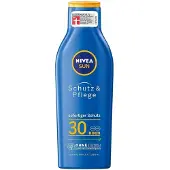 Nivea Solskydd Solskydd SunSkyddande och vårdande solmjölk solskyddsfaktor 10 Solskyddsfaktor 30