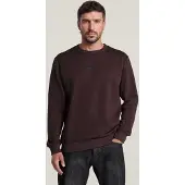 G-Star Centre Chest Logo Sweater - Purple - Men