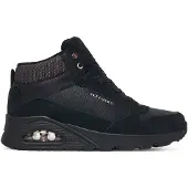 SKECHERS Hög sneaker 'UNO' svart