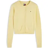 Tommy Hilfiger Tommy Jeans Flag Embroidery Slim Crew Neck Cardigan