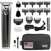 BeautyGlam Wahl Herrarnas Skäggtrimmer Rostfritt Stål Li-Ion 2.0+ Skiffer, 1 Styck