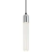 QAZQA Art Deco Pendellampa Krom med Räfflat Glas IP44 - Walcott