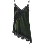 ONLY Topp 'ONLINDONA' oliv / svart