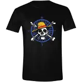 PCMerch Greyscale Skull T-shirt Med Korta ärmar