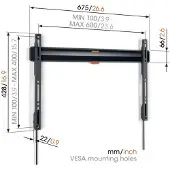 Vogel's Vogels TVM 3605 TV-väggfäste 101,6 cm (40) - 254,0 cm (100)