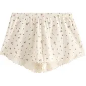 Lindex Pyjamasbyxa grön / lila / ullvit