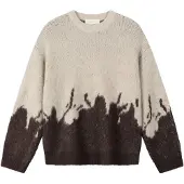 Another Cotton Lab Another Fluffy Knit Pullover chocolate, M