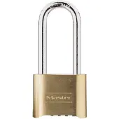 Master Lock Mässing Lång Båge Hänglås