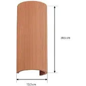 LINDBY Vägglampa Colja , dimbar, Terrakotta, Vardagsrum / matsal, Gips / lera, Modern, Vägglampa, vägglampa inomhus