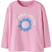 Name it T-shirt 'NMFLINDALI' safir / ljusrosa / vit