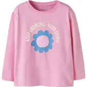 Name it T-shirt 'NMFLINDALI' safir / ljusrosa / vit