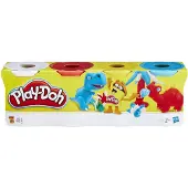Play-Doh 4-pack med 4 oz burkar, klassiska färger