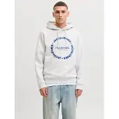 Jack & Jones Sweatshirt 'JJBENSON' gentiana / vitmelerad
