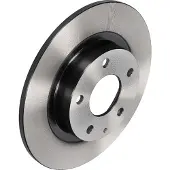 TRW Bromsskiva DF8115 bak, full, 1 Stycke