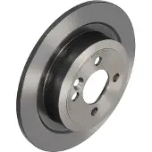Brembo Bromsskiva 08C30711 bak, full, höggradigt förkolnad, 1 Stycke