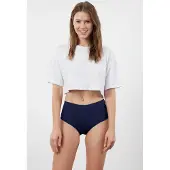 Trendyol Trosa mörkbeige / marinblå / ljusgul