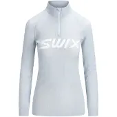 Swix RaceX Merino Half Zip, Dam, Blå