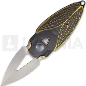 Rike Knife Cicada Button Lock Gray fällkniv