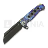 Andre de Villiers Mini Butcher fällkniv, Blue Acid Rain