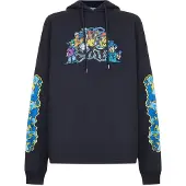 OFF-WHITE Graff Pupp Long Skate Hoodie Outerspace