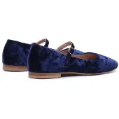 Hush puppies Pasha Sammet Dam Navy Lågskor