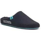 Hush puppies The Good Polyester Herrensvart Turkos Tofflor