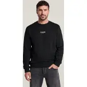 G-Star Centre Chest Logo Sweater - Black - Men
