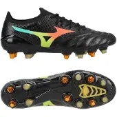 Mizuno Morelia Neo V Beta Elite Sg Bright Black - Svart/orange - Soft Ground (Sg), storlek 43