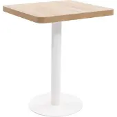vidaXL Bistrobord ljusbrun 60X60 cm MDF