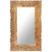 vidaXL Spegel 80x50 cm massivt mangoträ
