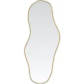 vidaXL Väggspegel guld 80x35 cm