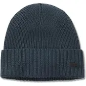 BOSS Rib-knit virgin-wool beanie with logo plaque