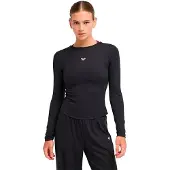 Roxy Rise&vibe Rib Crossed Långärmad Topp