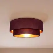 Duolla Taklampa Boho , Röd, Hall, Textil / tyger / siden, Ungt boande, Taklampa