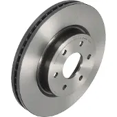 Brembo Bromsskiva 09D61911 fram, ventilerad, 1 Stycke