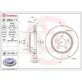 Brembo Bromsskiva 09C00411 fram, ventilerad, 1 Stycke