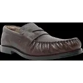 Calvin Klein Theo Leather Pleated Penny Loafers